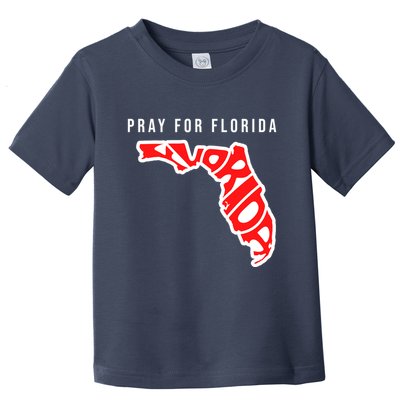 Pray For Florida Hurricane IAN Survivor Toddler T-Shirt