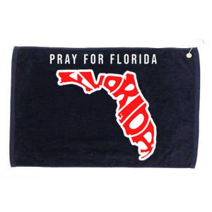 Pray For Florida Hurricane IAN Survivor Grommeted Golf Towel