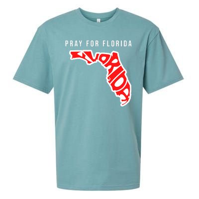 Pray For Florida Hurricane IAN Survivor Sueded Cloud Jersey T-Shirt