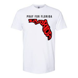 Pray For Florida Hurricane IAN Survivor Softstyle CVC T-Shirt