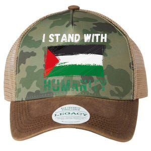 Palestine Flag Free Gaza I Stand With Free Palestine Gaza Legacy Tie Dye Trucker Hat