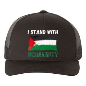 Palestine Flag Free Gaza I Stand With Free Palestine Gaza Yupoong Adult 5-Panel Trucker Hat