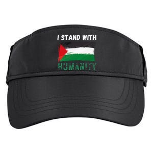 Palestine Flag Free Gaza I Stand With Free Palestine Gaza Adult Drive Performance Visor