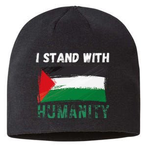 Palestine Flag Free Gaza I Stand With Free Palestine Gaza Sustainable Beanie