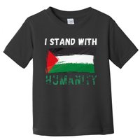 Palestine Flag Free Gaza I Stand With Free Palestine Gaza Toddler T-Shirt