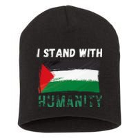 Palestine Flag Free Gaza I Stand With Free Palestine Gaza Short Acrylic Beanie