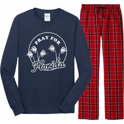 Pray For Florida Long Sleeve Pajama Set