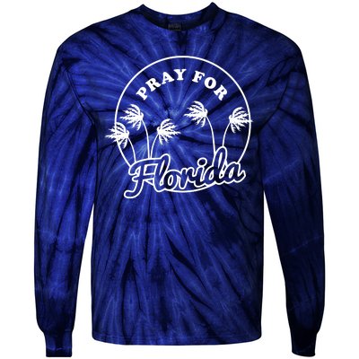 Pray For Florida Tie-Dye Long Sleeve Shirt