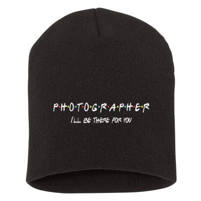 Photographer Funny Friends Themed Unique Gift Women Men Short Acrylic Beanie