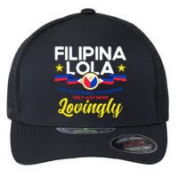 Philippine Flag Filipina Lola Grandma Pinay Filipina Flexfit Unipanel Trucker Cap