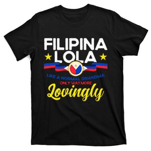 Philippine Flag Filipina Lola Grandma Pinay Filipina T-Shirt