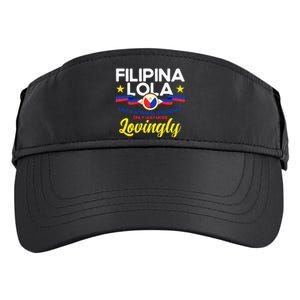 Philippine Flag Filipina Lola Grandma Pinay Filipina Adult Drive Performance Visor