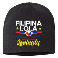 Philippine Flag Filipina Lola Grandma Pinay Filipina Sustainable Beanie