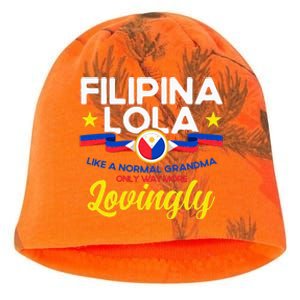 Philippine Flag Filipina Lola Grandma Pinay Filipina Kati - Camo Knit Beanie