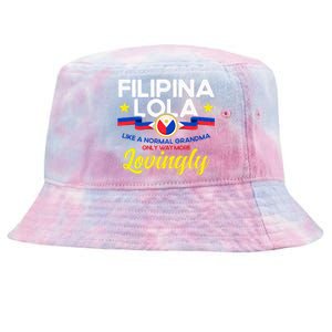 Philippine Flag Filipina Lola Grandma Pinay Filipina Tie-Dyed Bucket Hat