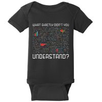 Physics Formulas Funny Science Geek Gift Physics Baby Bodysuit