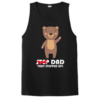 Proud Fathers Family Matching Step Dad That Stepped Up! Gift PosiCharge Competitor Tank