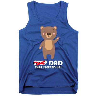 Proud Fathers Family Matching Step Dad That Stepped Up! Gift Tank Top