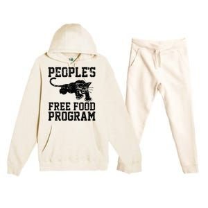 PeopleS Free Food Program Premium Hooded Sweatsuit Set