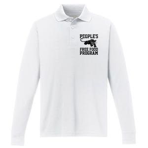 PeopleS Free Food Program Performance Long Sleeve Polo