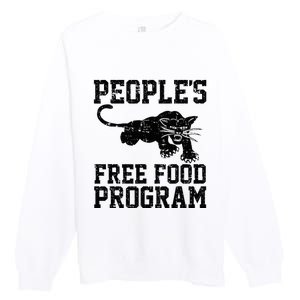 PeopleS Free Food Program Premium Crewneck Sweatshirt