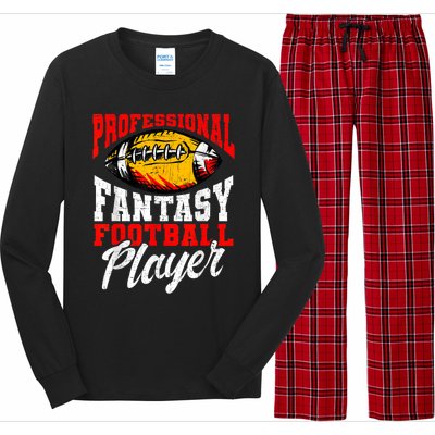 Professional Fantasy Football Player Fantasy Football Long Sleeve Pajama Set