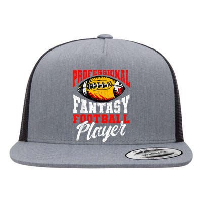 Professional Fantasy Football Player Fantasy Football Flat Bill Trucker Hat