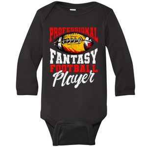 Professional Fantasy Football Player Fantasy Football Baby Long Sleeve Bodysuit