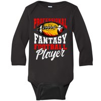 Professional Fantasy Football Player Fantasy Football Baby Long Sleeve Bodysuit