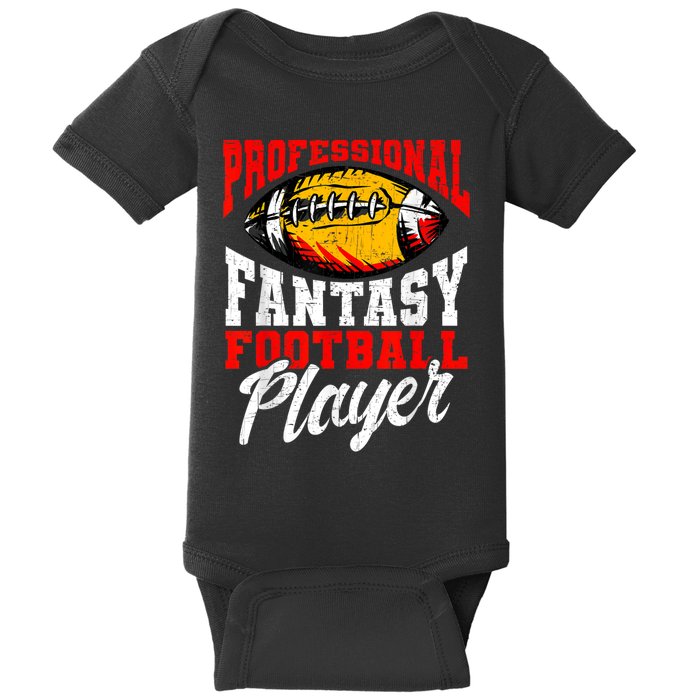 Professional Fantasy Football Player Fantasy Football Baby Bodysuit