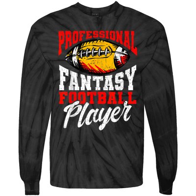 Professional Fantasy Football Player Fantasy Football Tie-Dye Long Sleeve Shirt