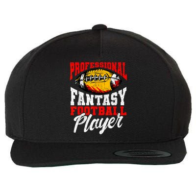 Professional Fantasy Football Player Fantasy Football Wool Snapback Cap