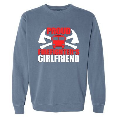 Proud Firefighters Friend Novelty Firefighter Gift Garment-Dyed Sweatshirt