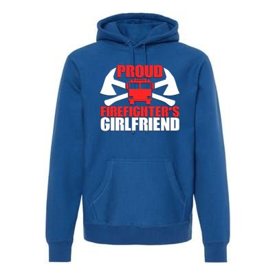 Proud Firefighters Friend Novelty Firefighter Gift Premium Hoodie