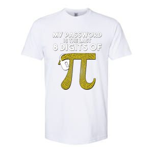 Pi Funny Gift My Password Is The Last 8 Digits Of Pi Softstyle CVC T-Shirt