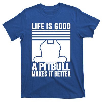 Pitbull Funny Gift Dog Dad Dog Mom Pitbull Gift T-Shirt