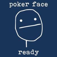 Poker Face Gambling Funny Humor Card Playing Cooling Performance Crew T-Shirt