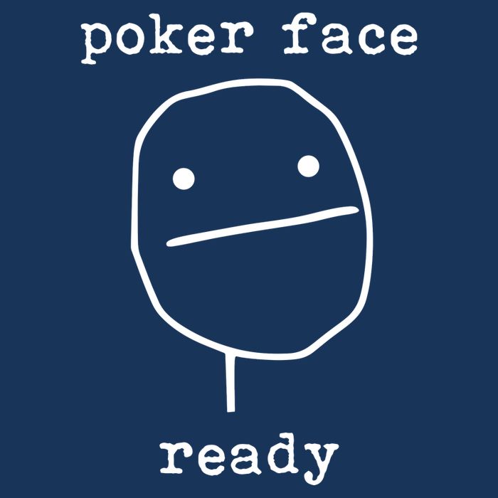 Poker Face Gambling Funny Humor Card Playing Cooling Performance Crew T-Shirt