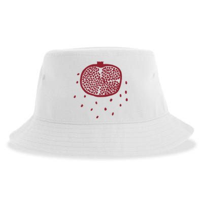 Pomegranate Fruit Gardening Gift Sustainable Bucket Hat