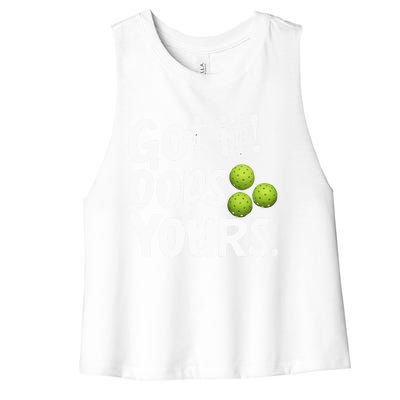 Playfully Funny Gift Women's Racerback Cropped Tank