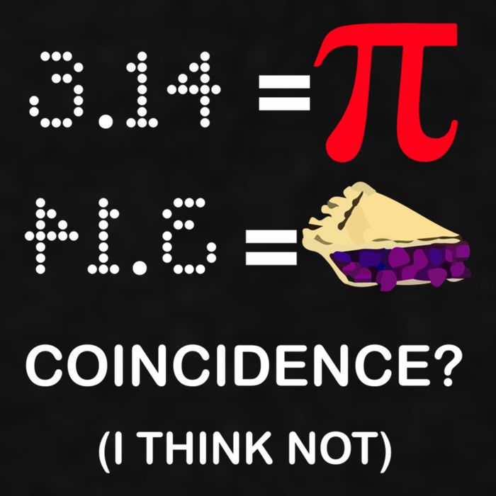 Pi Funny Gift 3 14 = Pie Coincidence ? I Think Not Happy Pi Day Gift Ladies PosiCharge Tri-Blend Wicking Tank