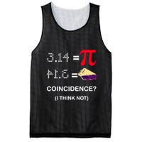 Pi Funny Gift 3 14 = Pie Coincidence ? I Think Not Happy Pi Day Gift Mesh Reversible Basketball Jersey Tank