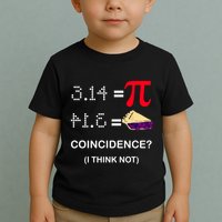 Pi Funny Gift 3 14 = Pie Coincidence ? I Think Not Happy Pi Day Gift Toddler T-Shirt