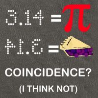 Pi Funny Gift 3 14 = Pie Coincidence ? I Think Not Happy Pi Day Gift Cotton Canvas Backpack