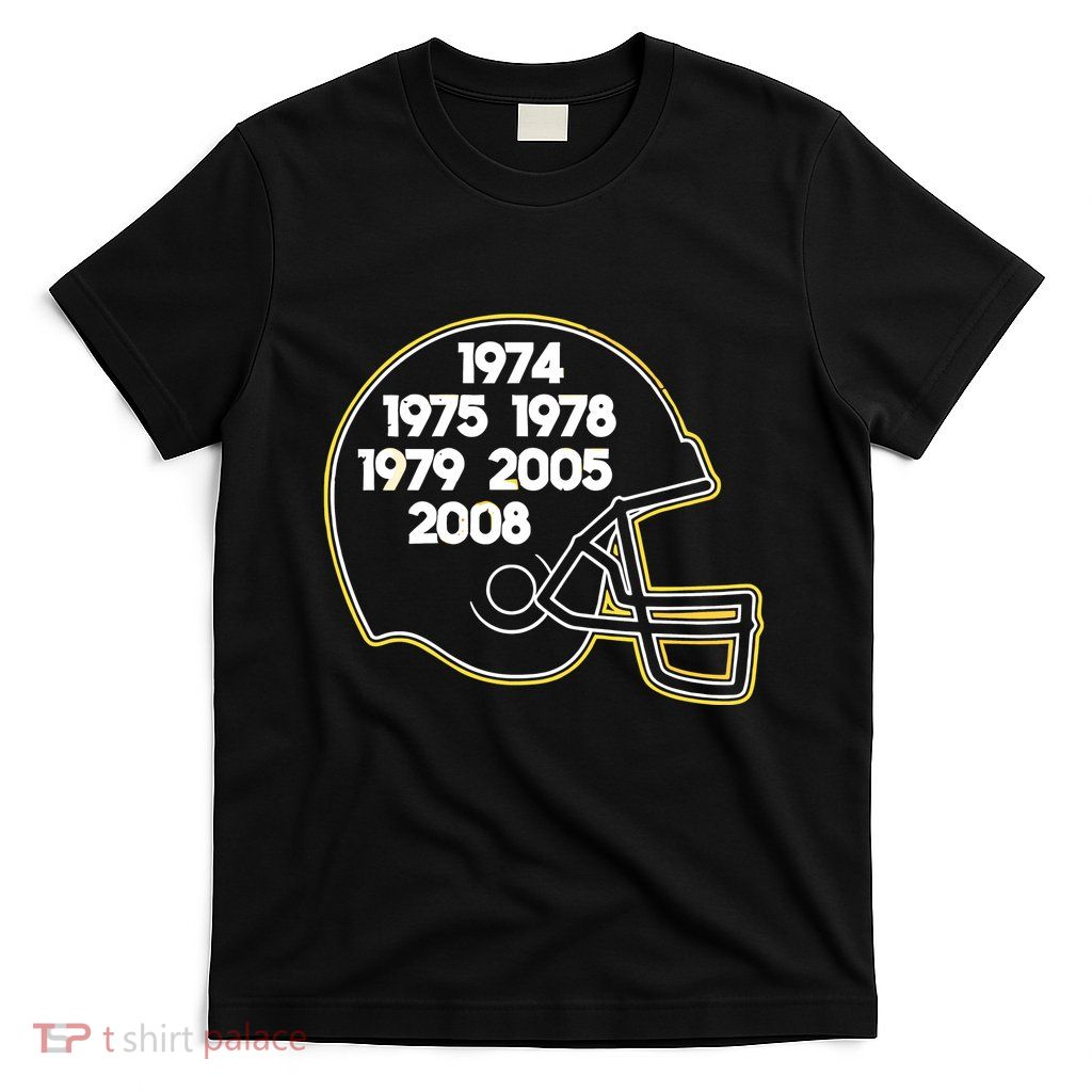 Pittsburgh Football Glory Years Helmet T-Shirt