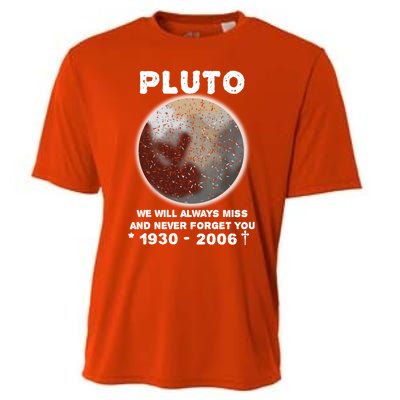 Pluto Funny Gift We Will Always Miss And Never Forget You Funny Gift Planet Gift Cooling Performance Crew T-Shirt