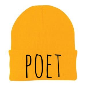 Poet Funny Gift Funny Writers Authors Poetry Gift Knit Cap Winter Beanie