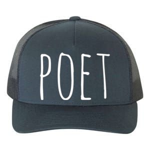 Poet Funny Gift Funny Writers Authors Poetry Gift Yupoong Adult 5-Panel Trucker Hat