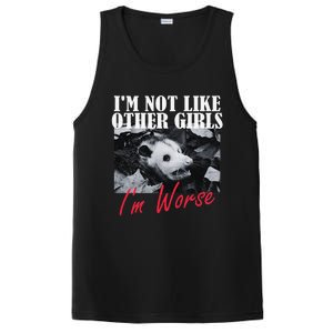 Possum Funny Graphicn Im Not Like Other Im Worse PosiCharge Competitor Tank