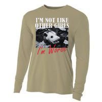 Possum Funny Graphicn Im Not Like Other Im Worse Cooling Performance Long Sleeve Crew